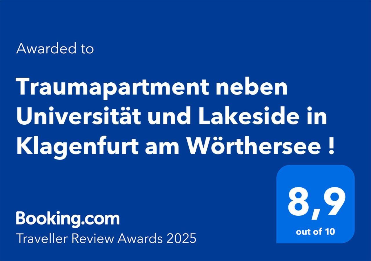 Traumapartment Neben Universitaet Und Lakeside In Klagenfurt Am Woerthersee ! Exteriér fotografie